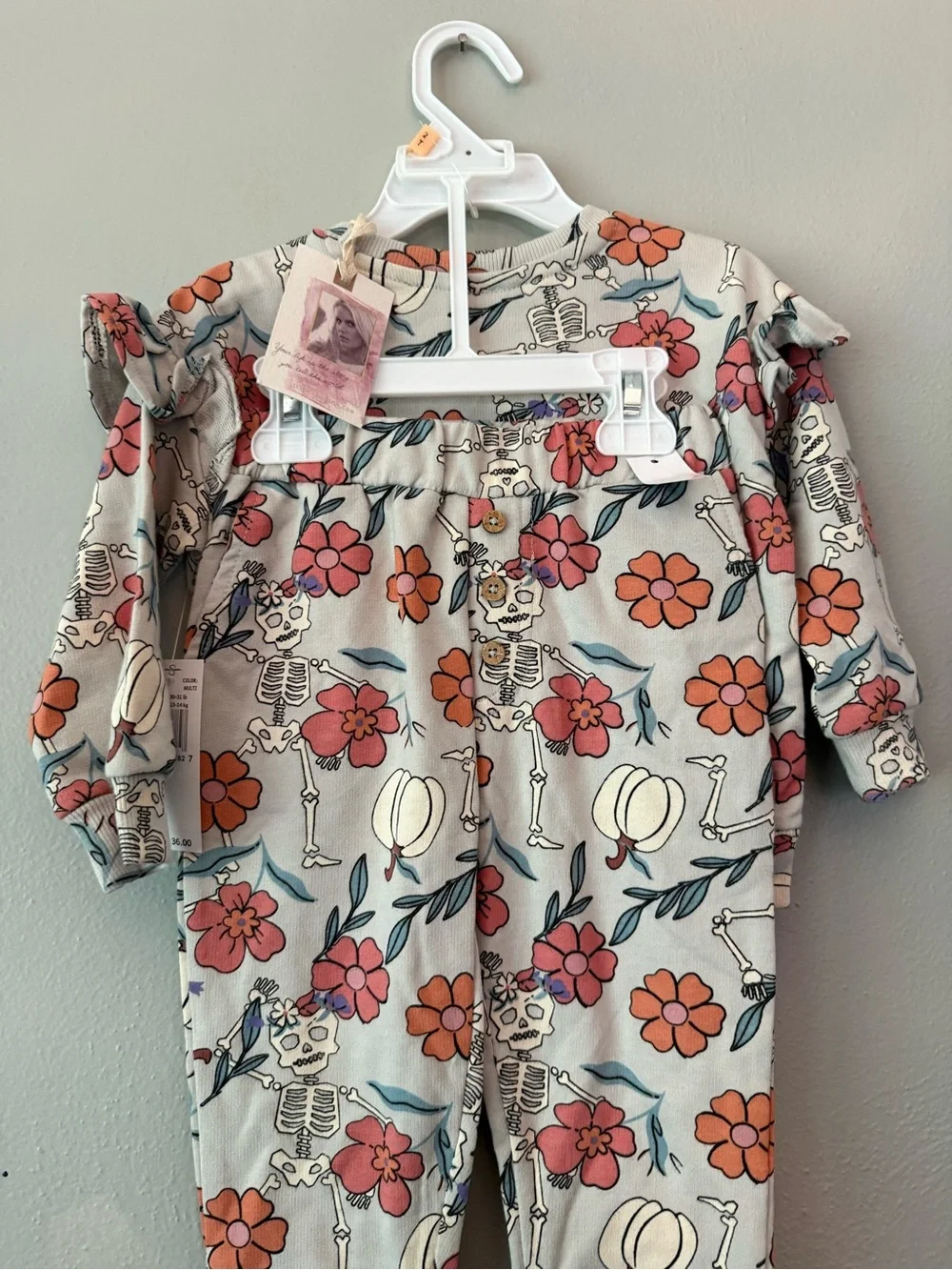 Jessica Simpson Floral Fall Outfit 2T